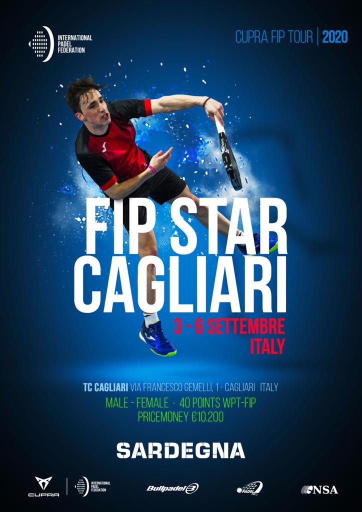 Padel: dal 3 al 6 settembre Cagliari ospiterà il torneo “FIP STAR” aperto alle giovani promesse ed ai binomi in crescita del Padel italiano e internazionale
