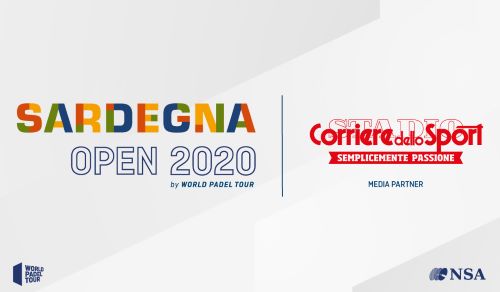 Padel, Corriere dello Sport-Stadio sarà “Media Partner” del WPT Sardegna Open 2020