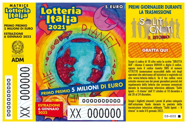 Biglietto Lotteria Italia