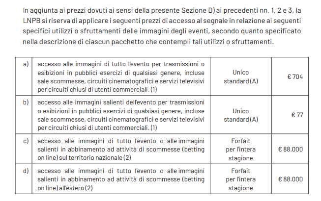 tabella 1 agcom | AGIMEG