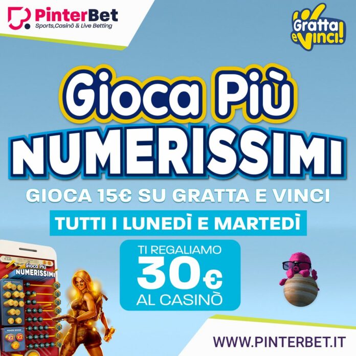 Numerissimi Pinterbet Gratta e Vinci Gratta e Vinci Numerissimi Pinterbet