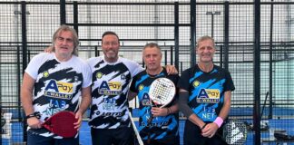 Press Padel Tour 4, girone Tapia in campo: debutto della coppia Marcolin-Pardo che vince e convince Press Padel Tour 4 Girone Tapia Pardo Marcolin vs Felici Tamburini