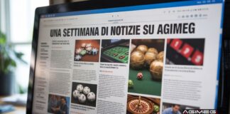 Agimeg weekly overview: key developments in Italy’s public gaming Agimeg una settimana di notizie